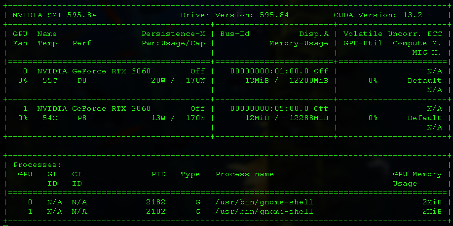 nvidia-smi --loop=2